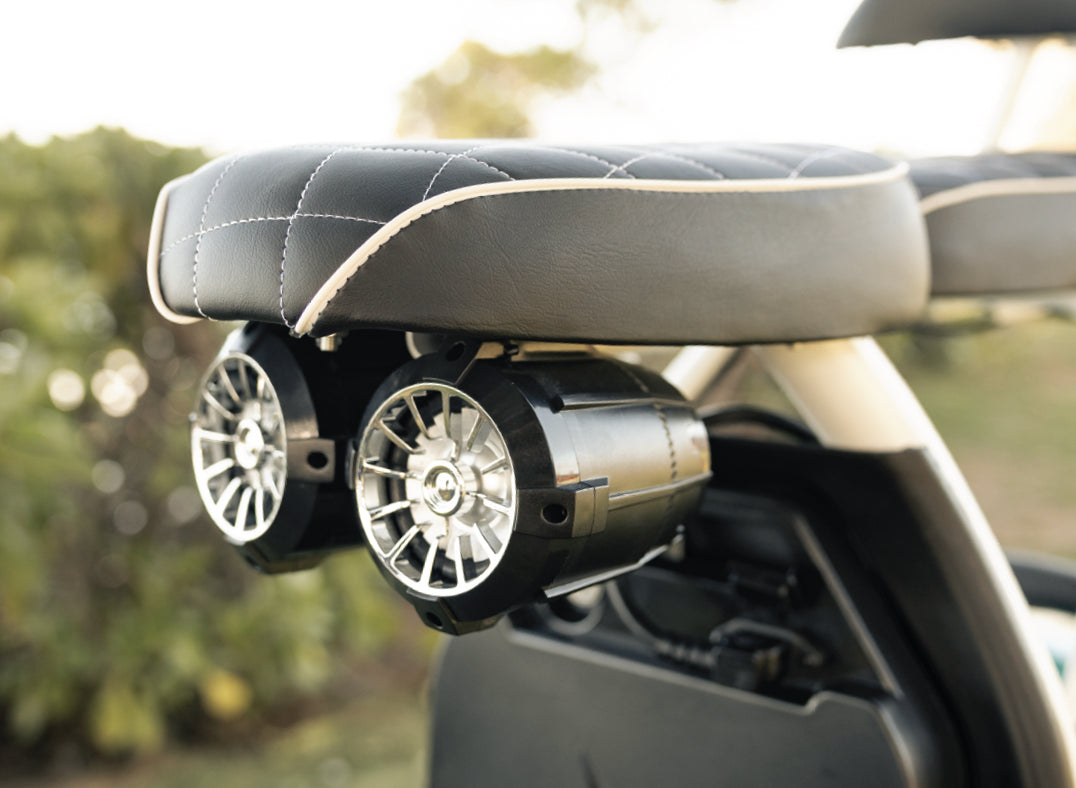 speakers under the cruzer seat